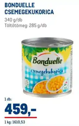 Metro Bonduelle csemegekukorica ajánlat