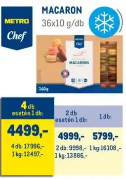 Metro Metro Chef Macaron ajánlat