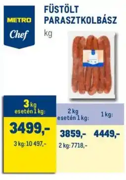 Metro Metro Chef Füstölt parasztkolbász ajánlat