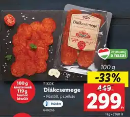 Lidl Pikon diákcsemege ajánlat