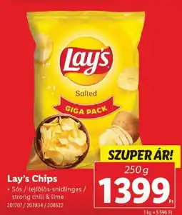 Lidl Lay's Chips ajánlat