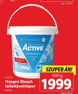 Lidl Active oxygen bleach folteltávolítópor ajánlat