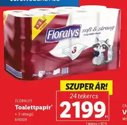 Lidl Floralys toalettpapír ajánlat