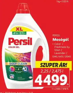 Lidl Persil mosógél ajánlat