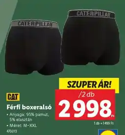 Lidl Cat férfi boxeralsó ajánlat