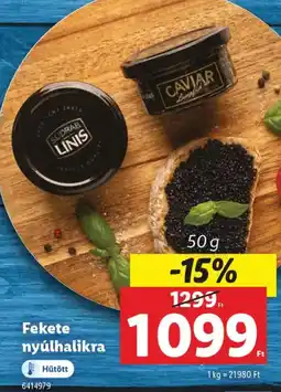 Lidl Fekete nyúlhalikra ajánlat
