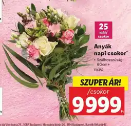 Lidl Anyák napi csokor ajánlat