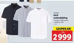 Lidl Livergy férfi szabadidőing ajánlat