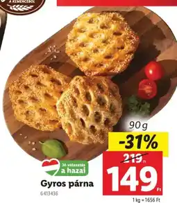Lidl Gyros párna ajánlat