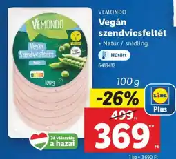 Lidl Vemondo vegan szendvicsfeltet ajánlat