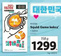 Lidl Naziba squid game keksz ajánlat
