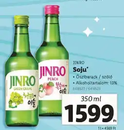 Lidl Jinro soju ajánlat