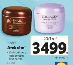 Lidl Jigott arckrém ajánlat