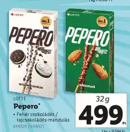 Lidl Lotte pepero ajánlat