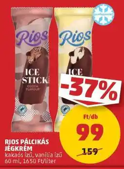 PENNY RIOS PÁLCIKÁS JÉGKRÉM ajánlat