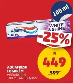 PENNY AQUAFRESH FOGKRÉM ajánlat