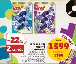 PENNY Bref Toalett Tisztító Triopack ajánlat