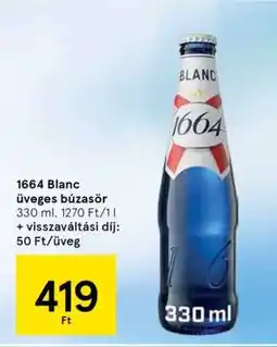 Tesco 1664 Blanc üveges búzasör ajánlat