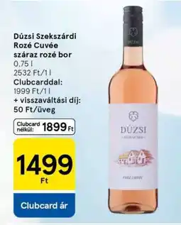 Tesco Dúzsi Szekszárdi Rozé Cuvée ajánlat