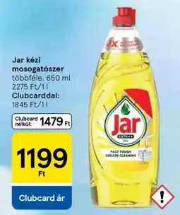 Tesco Jar kézi mosogatószer ajánlat