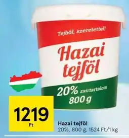 Tesco Hazai Tejföl ajánlat