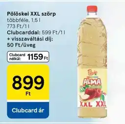 Tesco Pölöskei XXL szörp ajánlat