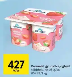 Tesco Parmalat Gyümölcsjoghurt ajánlat