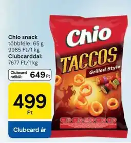 Tesco Chio snack ajánlat