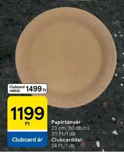 Tesco Papírtányér ajánlat