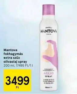 Tesco Mantova fokhagymás extra szűz olívaolaj spray ajánlat