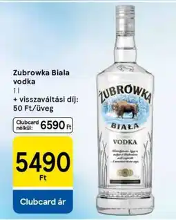 Tesco ZUBROWKA Biala vodka ajánlat