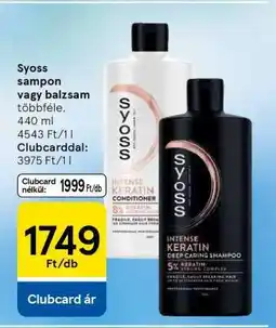 Tesco Syoss sampon vagy balzsam ajánlat