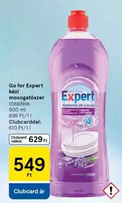 Tesco Go for Expert kézi mosogatószer ajánlat