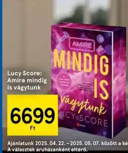 Tesco Lucy Score: Amire mindig is vágytunk ajánlat