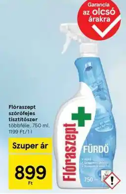 Tesco Flóraszept szórófejes tisztítószer ajánlat