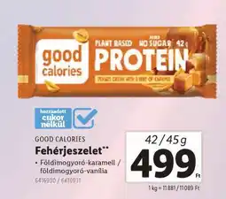 Lidl GOOD CALORIES Fehérjeszelet ajánlat