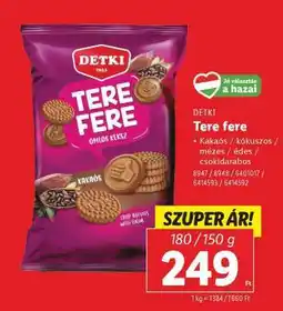 Lidl DETKI Tere Fere ajánlat