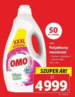 Lidl OMO Folyékony mosószer ajánlat