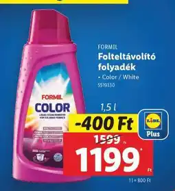 Lidl FORMIL Folteltávolító folyadék ajánlat