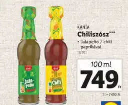 Lidl KANIA Chiliszósz ajánlat
