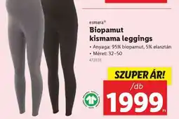 Lidl Biopamut kismama leggings ajánlat
