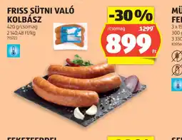 ALDI Friss sütni val kolbász ajánlat
