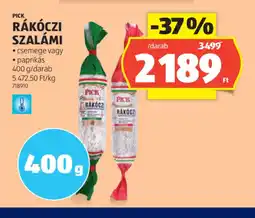 ALDI Pick Rákczi Szalámi ajánlat
