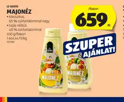 ALDI Le Gusto Majonéz ajánlat