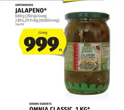 ALDI Greenhouse Jalapeno ajánlat