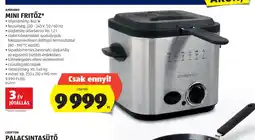 ALDI Ambiano Mini Fritőz ajánlat