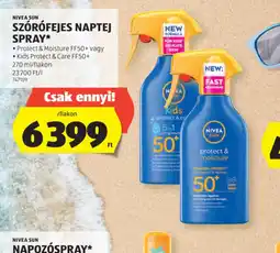 ALDI Nivea Sun Szrfejes Naptej Spray ajánlat