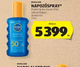 ALDI Nivea Sun Napozspray ajánlat