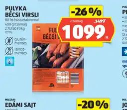 ALDI Pulyka Bécsi Virsli ajánlat