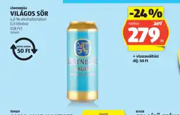 ALDI Löwenbr TOPJOYu Világos Sör ajánlat